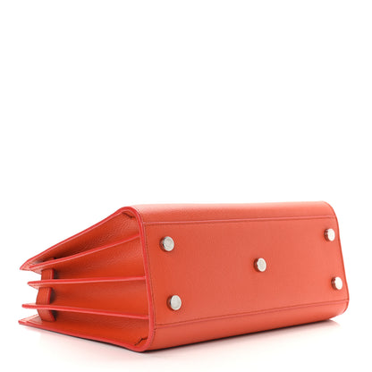 Saint Laurent Grained Calfskin Baby Sac De Jour Mandarine 4 of 13