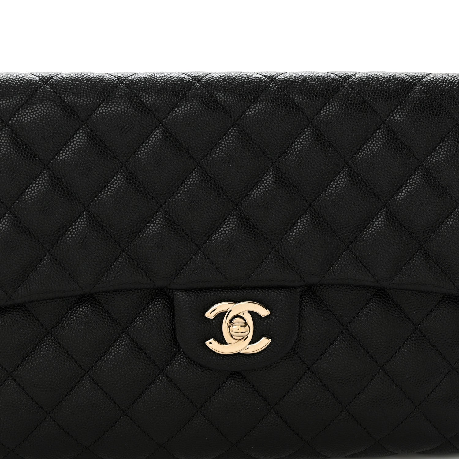 Chanel Caviar Quilted Flap Clutch Black 8 of 11