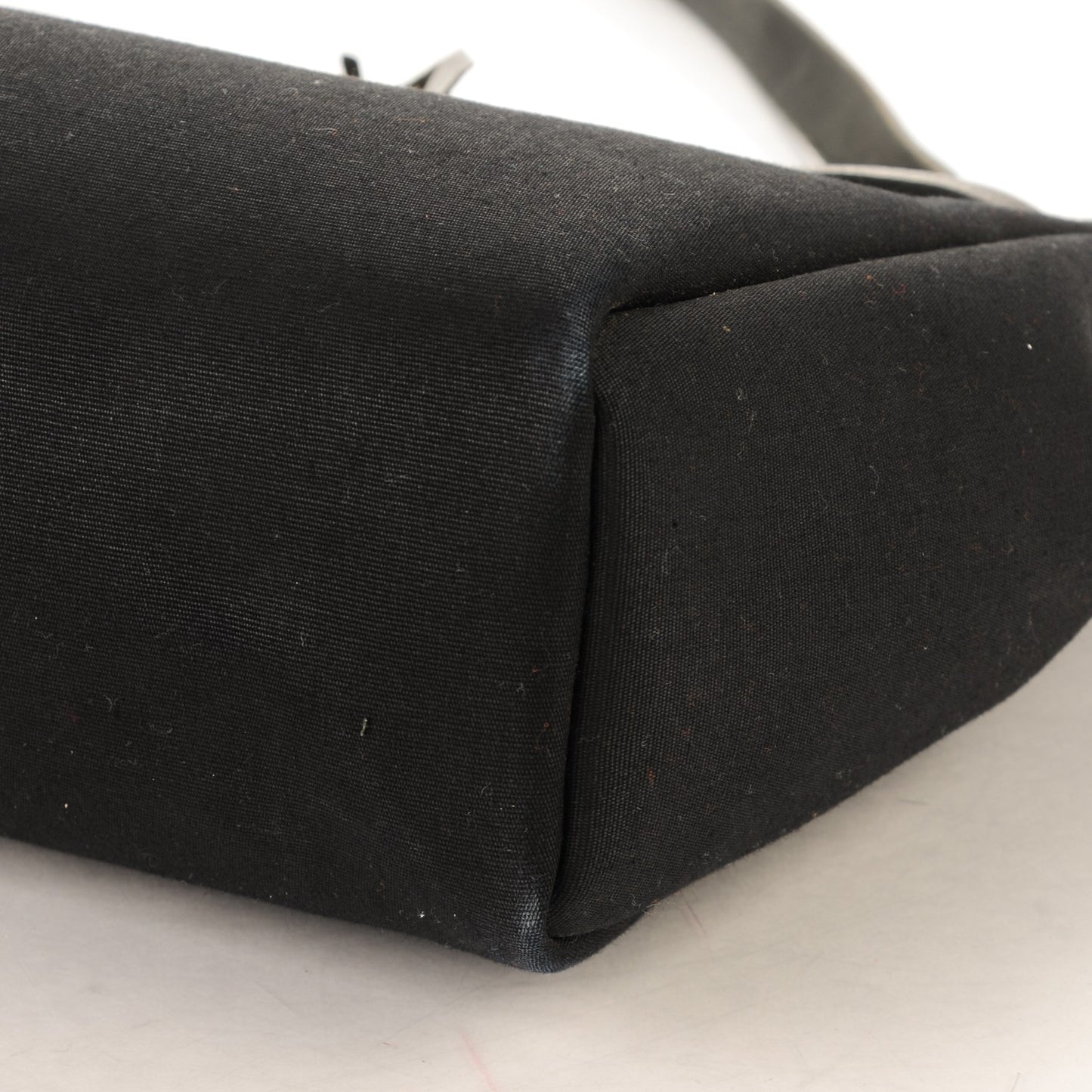 Toile Vache Calfskin Herbag 30 PM Natural Black