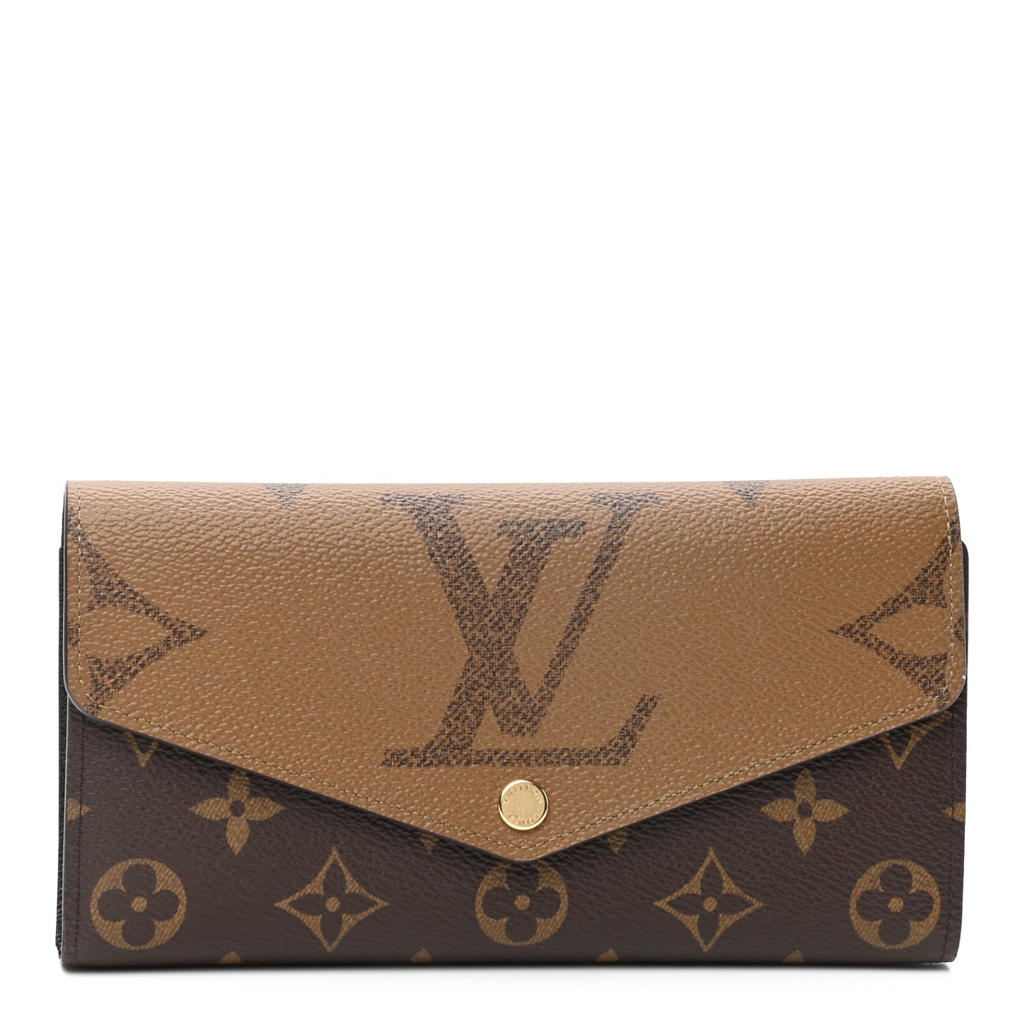 Reverse Monogram Giant Sarah Wallet