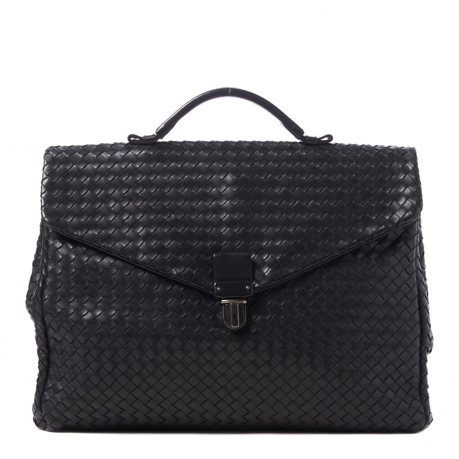 Bottega Veneta Nappa Intrecciato VN Briefcase Black 1 of 12