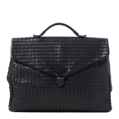 Bottega Veneta Nappa Intrecciato VN Briefcase Black 1 of 12