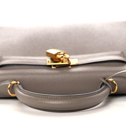 Hermes Epsom Kelly Sellier 25 Gris Asphalte 14 of 38