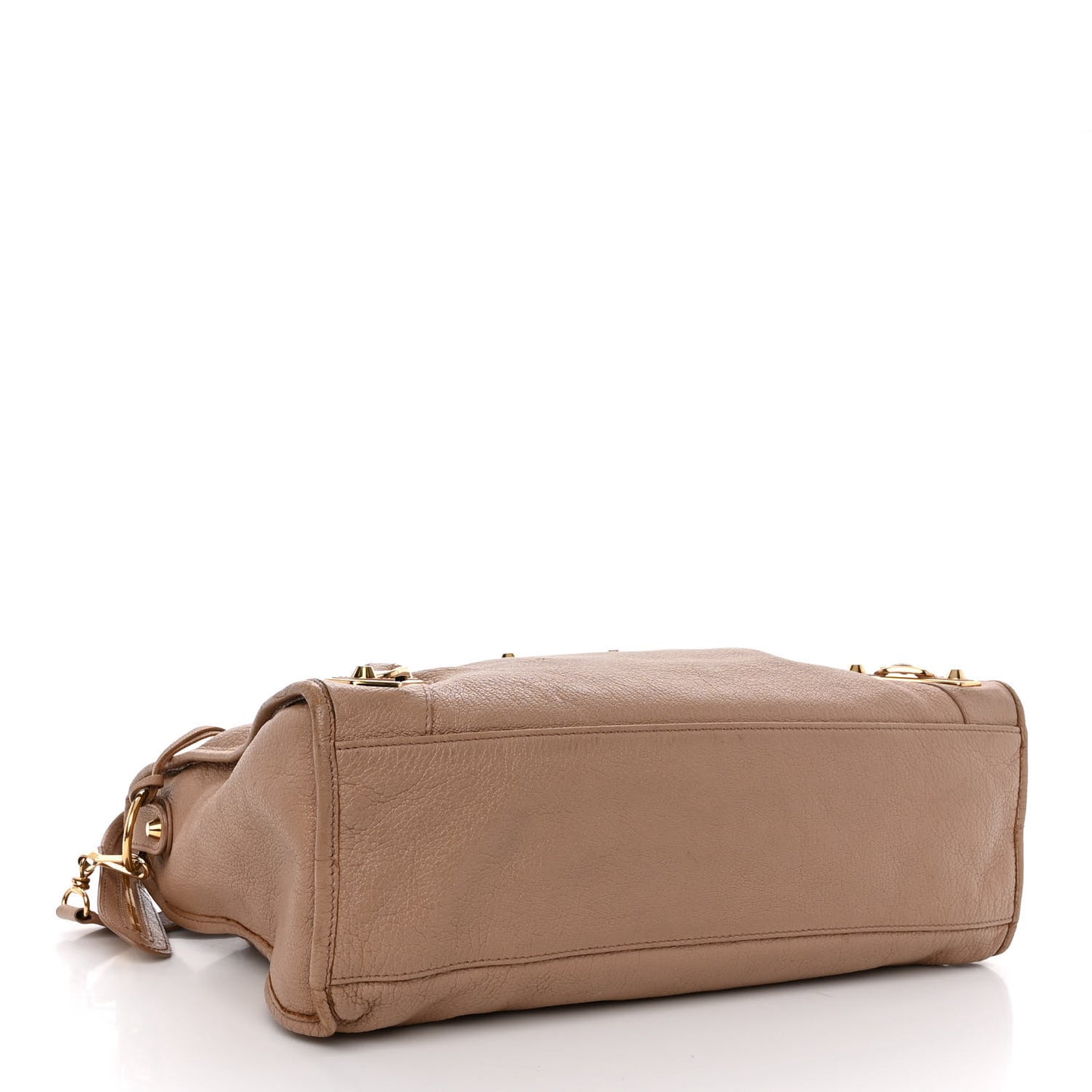 Chevre Gold Metallic Edge Hardware City Rose Des Sables