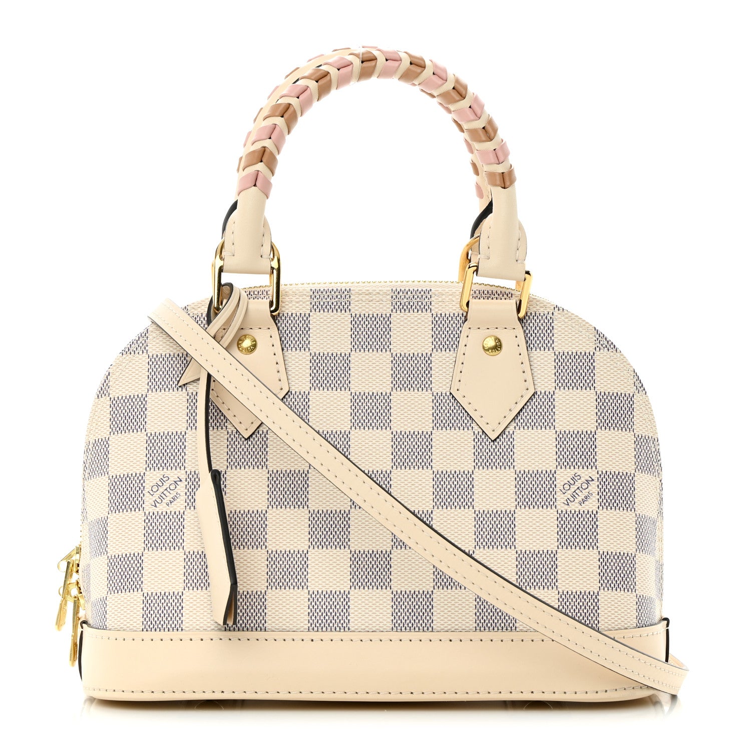 Louis Vuitton Damier Azur Braided Alma BB 1 of 9