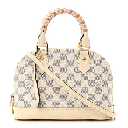 Louis Vuitton Damier Azur Braided Alma BB 1 of 9