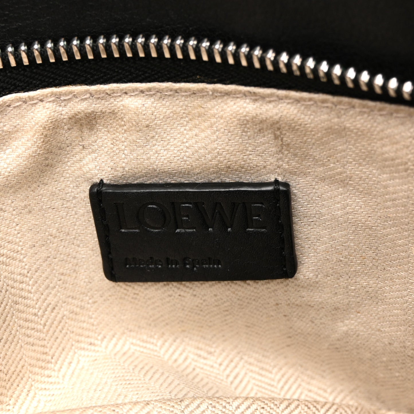 Calfskin Medium Puzzle Bag Black