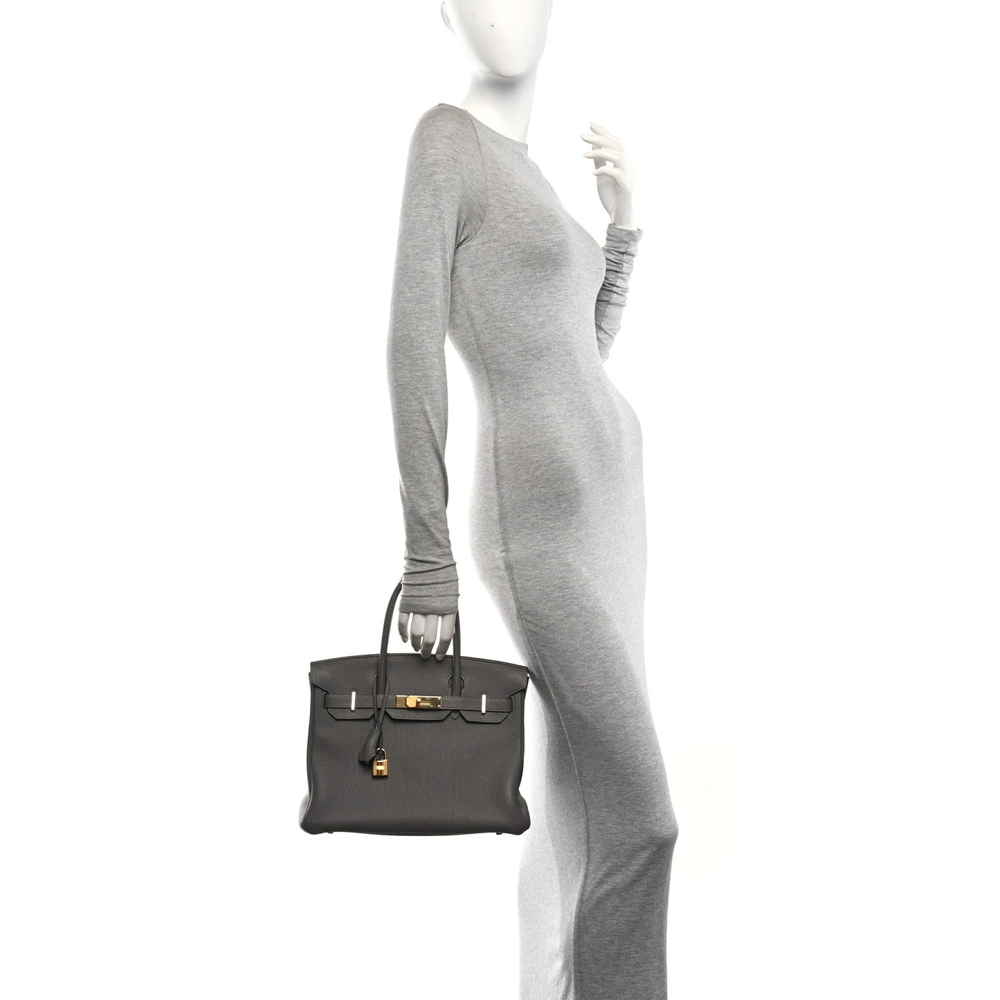 Togo Birkin 30 Gris Meyer
