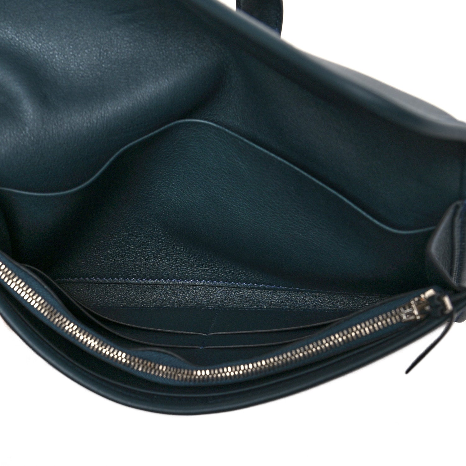 Hermes Swift Alligator Jige Touch Duo Clutch Vert Rousseau 6 of 10