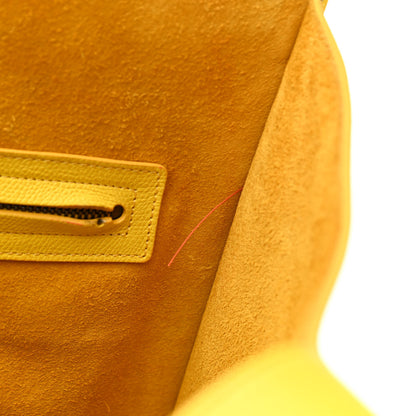Celine Grained Calfskin Medium Phantom Luggage Yellow 10 of 10