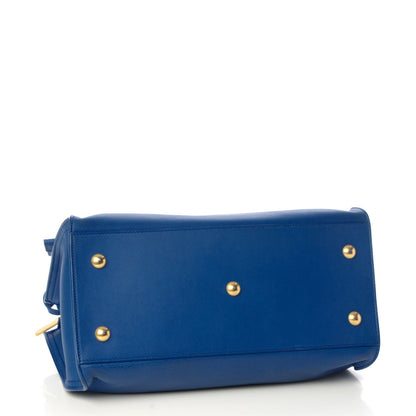 Saint Laurent Calfskin Small Classic Y Cabas Royal Blue 4 of 16
