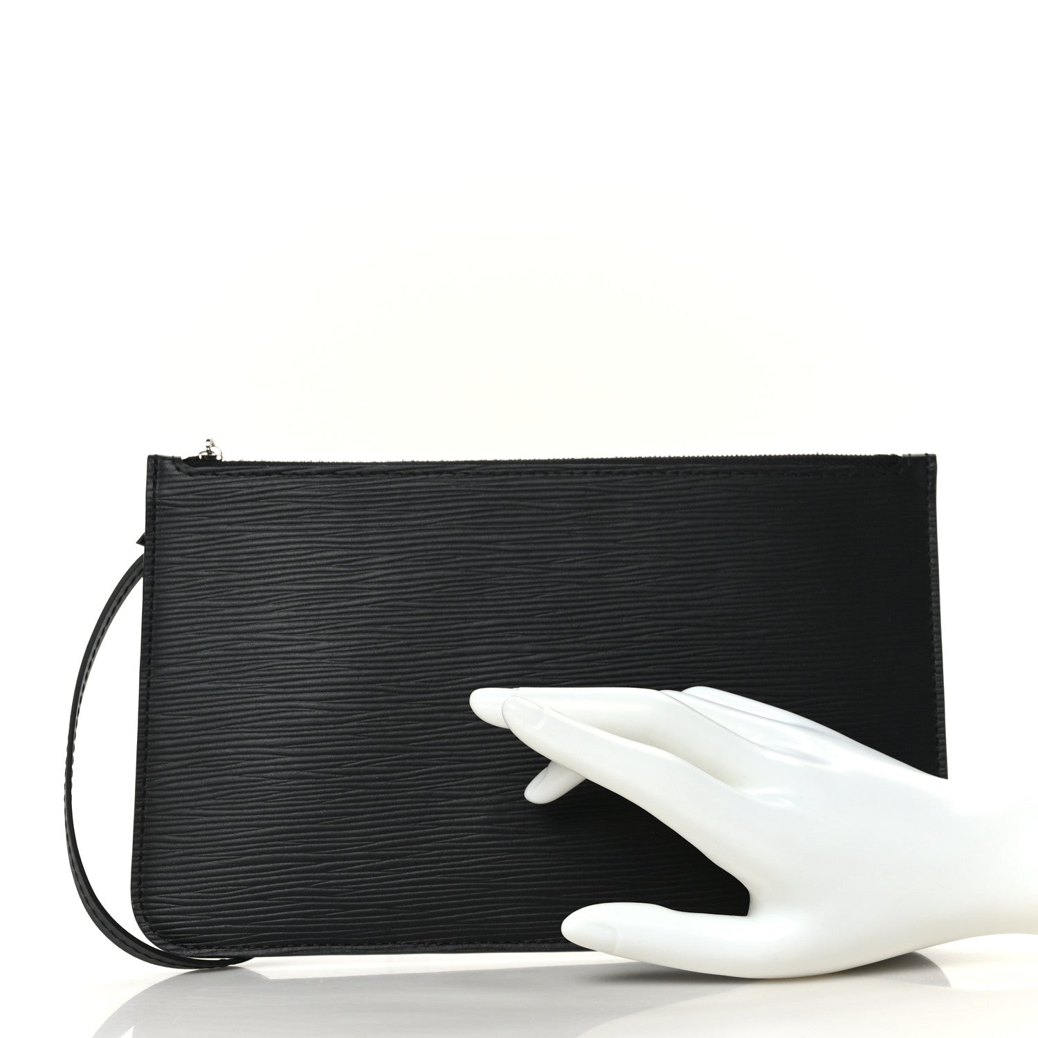Louis Vuitton Epi Neverfull Pochette MM GM Black 2 of 6