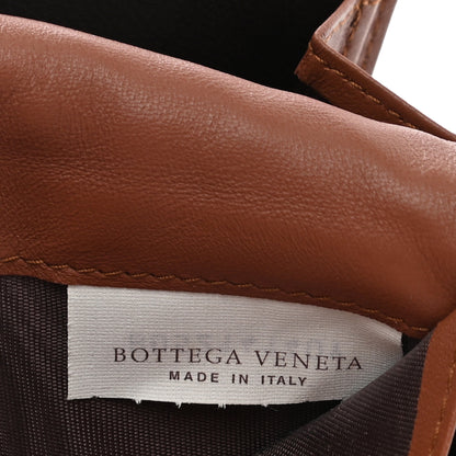 Bottega Veneta Madras Goatskin Intrecciato Flap Wallet Tea 8 of 16