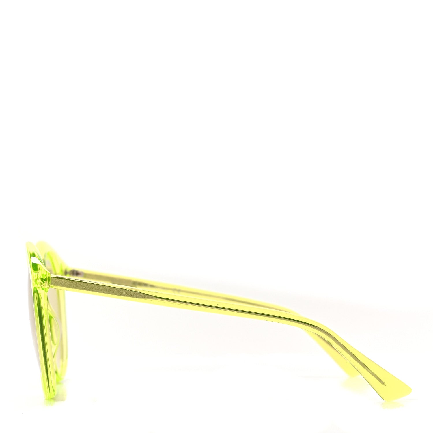Gucci Acetate GG Sunglasses GG0257S Yellow 3 of 7