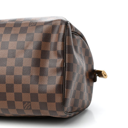 Louis Vuitton Damier Ebene Speedy 30 8 of 9