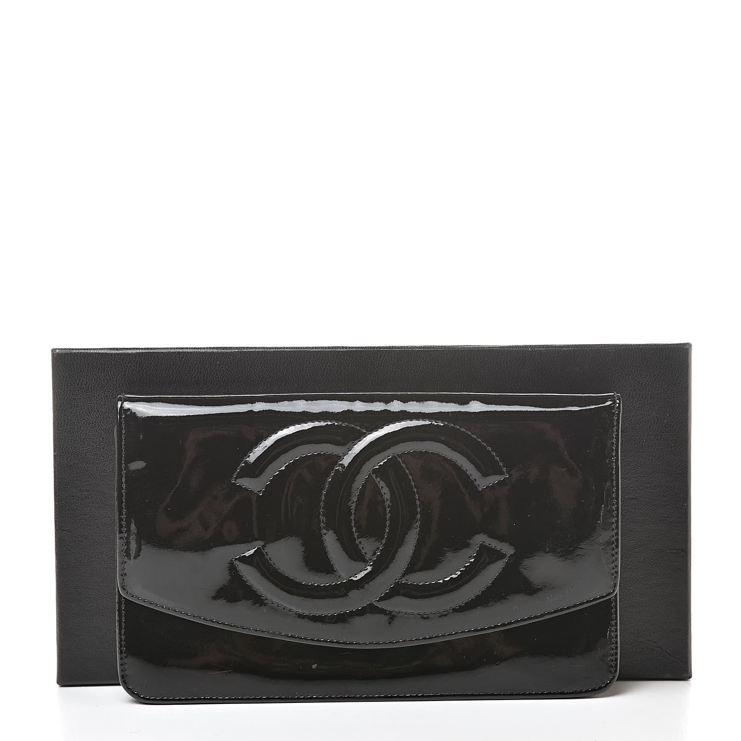 Chanel Patent Timeless CC Wallet Black 15 of 15