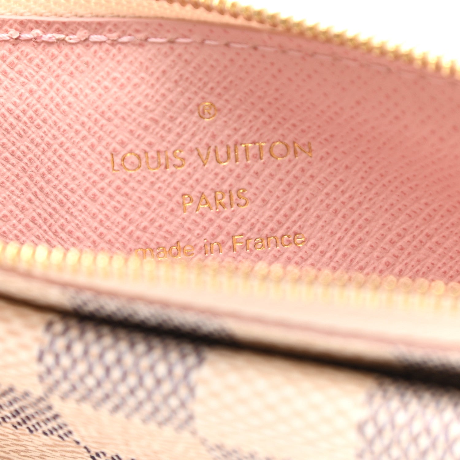 Louis Vuitton Damier Azur Recto Verso Card Holder Rose Ballerine 6 of 6