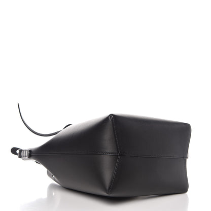 Mansur Gavriel Calfskin Mini Bucket Bag Black Royal 4 of 9