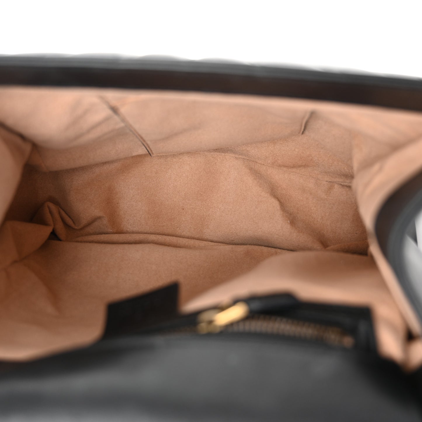 Calfskin Bamboo Trapuntata Queen Margaret Backpack Black