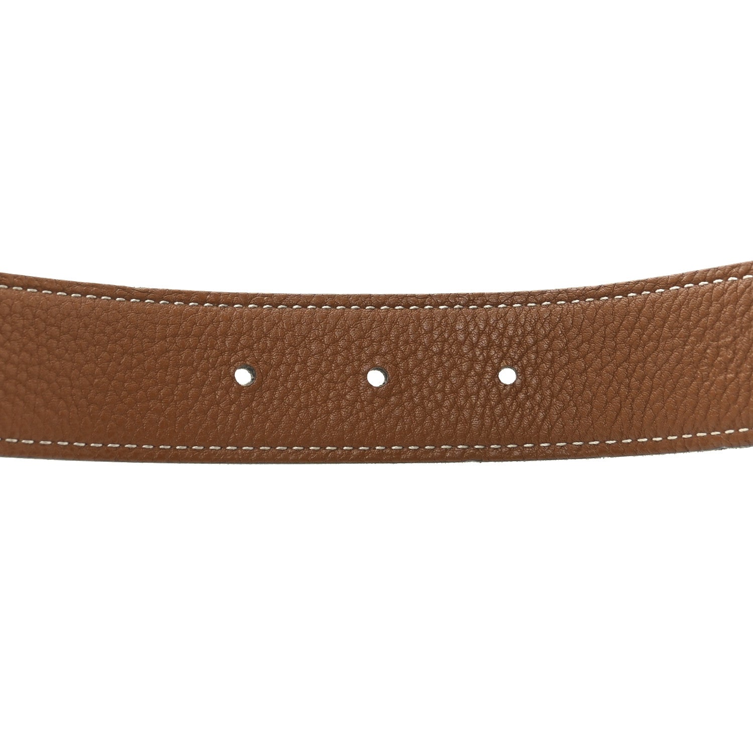 Hermes Box Togo 32mm H Belt 95 38 Black Gold 3 of 5