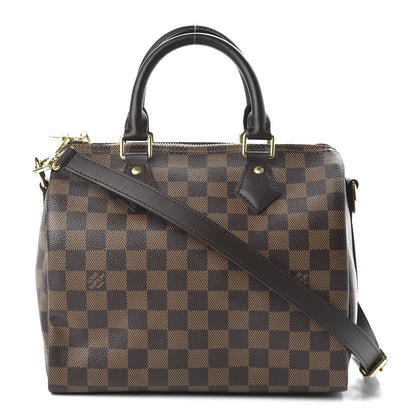 Louis Vuitton Damier Ebene Speedy Bandouliere 25 1 of 10