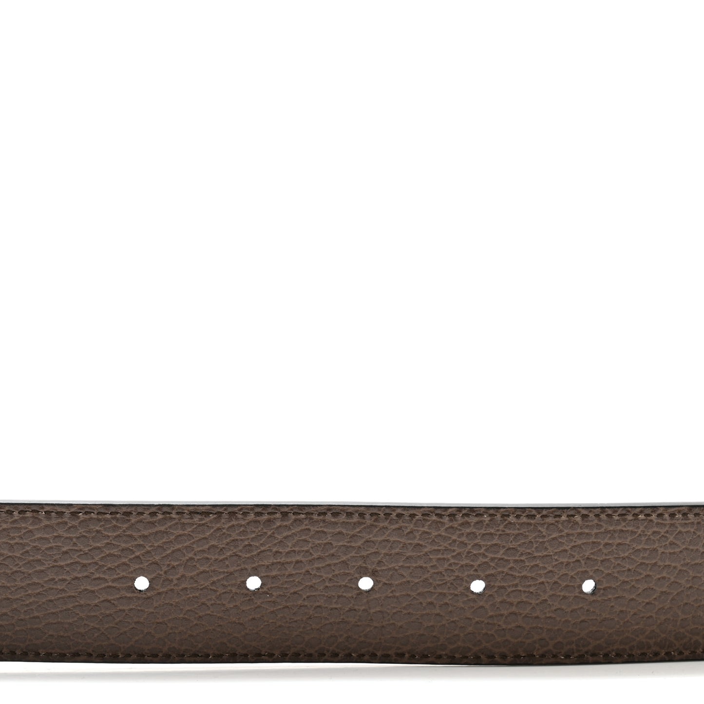 Dollar Calfskin Double G Reversible 37mm Belt 80 32 Black New Acero