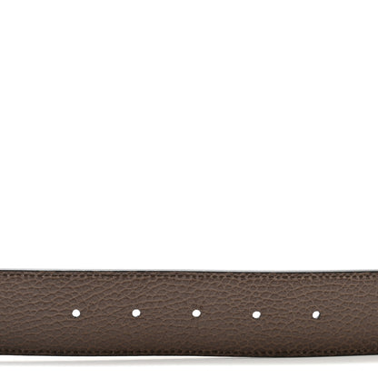 Gucci Dollar Calfskin Double G Reversible 37mm Belt 80 32 Black New Acero 5 of 7