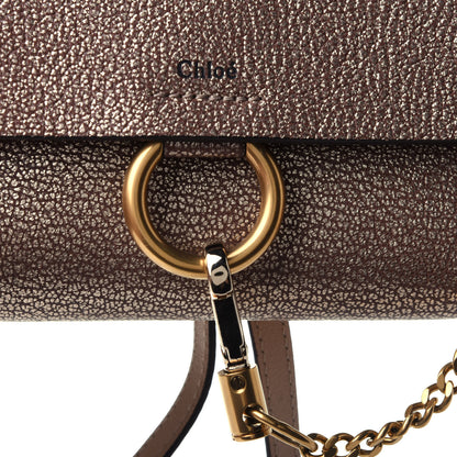 Chloe Metallic Goatskin Mini Faye Shoulder Bag Gold 4 of 4