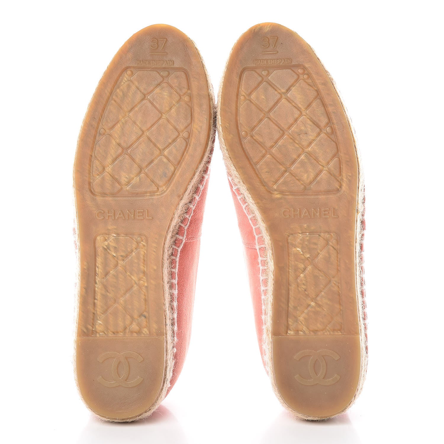 Chanel Suede CC Espadrilles 37 Pink 5 of 11