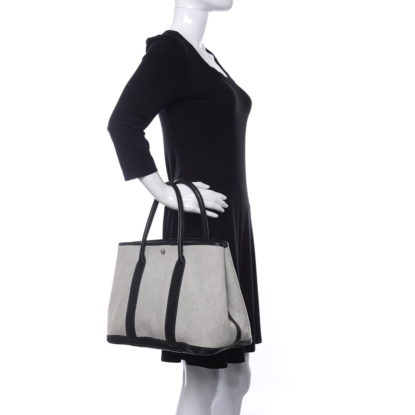 Buffle Skipper Toile Garden Party 36 MM Tote Black