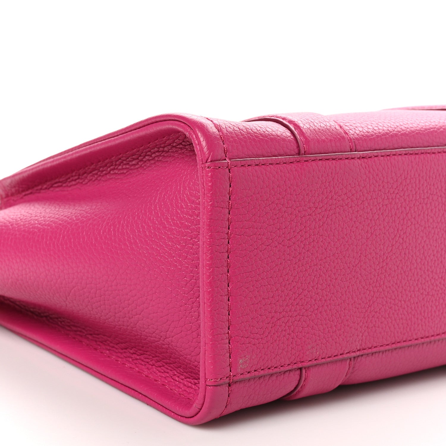 Marc Jacobs Grained Calfskin Small The Tote Bag Hot Pink 8 of 9
