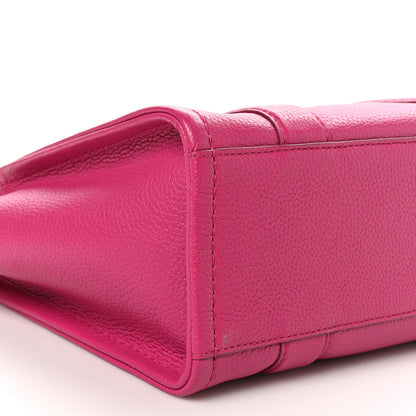 Marc Jacobs Grained Calfskin Small The Tote Bag Hot Pink 8 of 9