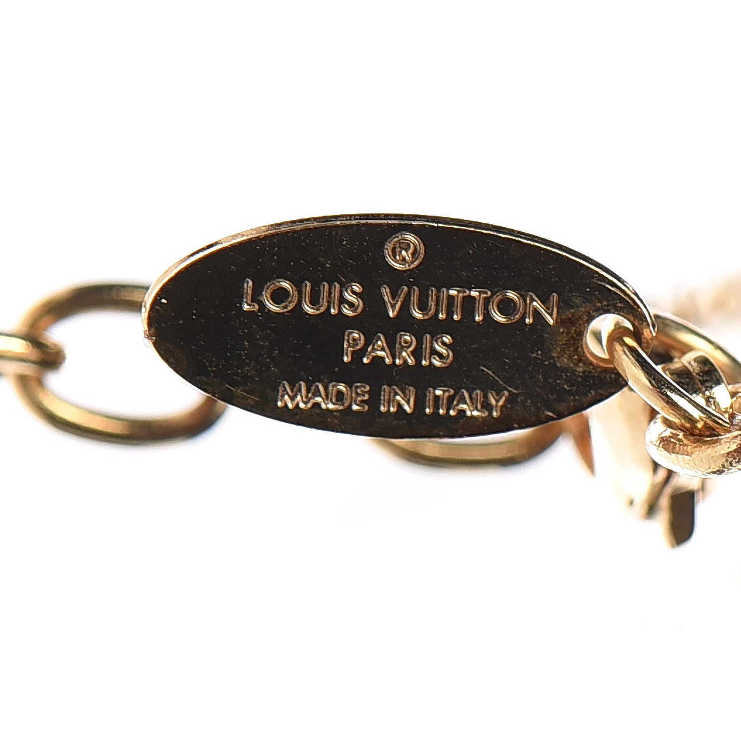 Louis Vuitton Swarovski Gamble Short Necklace Gold 5 of 6