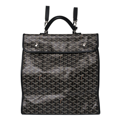 Goyard Goyardine Saint Leger Soft Briefcase Backpack Black 1 of 9