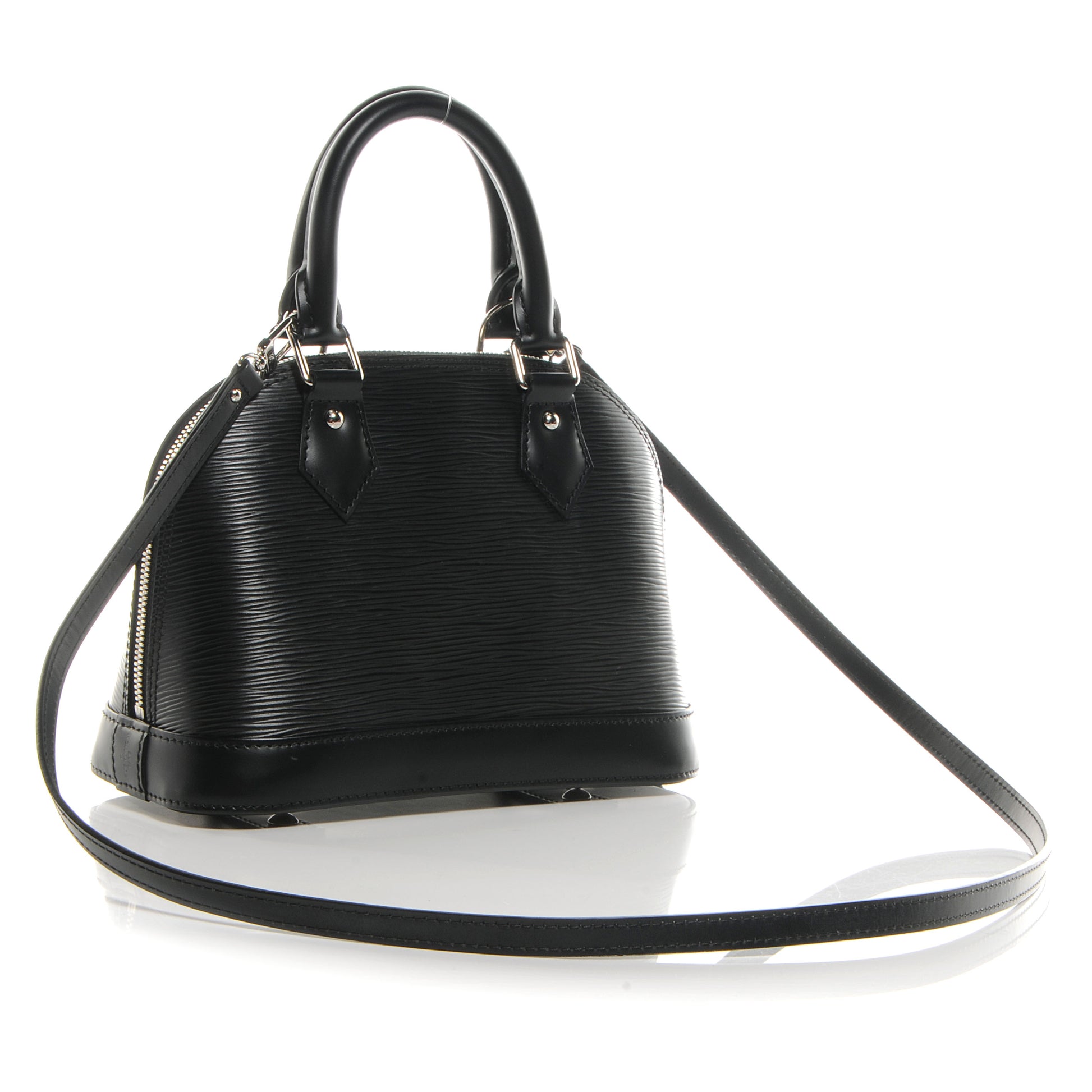 Louis Vuitton Epi Alma BB Black 3 of 8