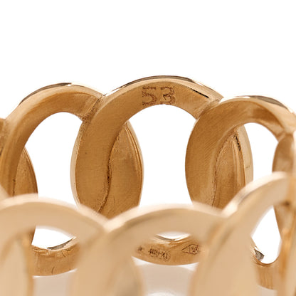 Pomellato 18K Rose Gold Brera Chain Ring 53 6.5 4 of 6