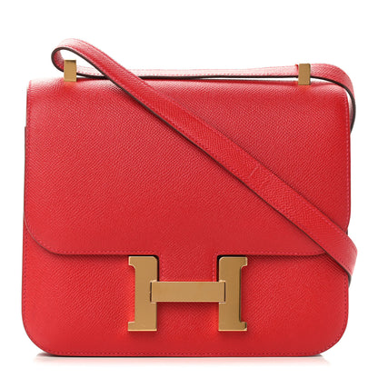 Hermes Epsom Constance 24 Rouge Casaque 1 of 9