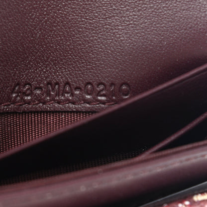 Christian Dior Oblique Saddle Card Holder Bordeaux 9 of 10