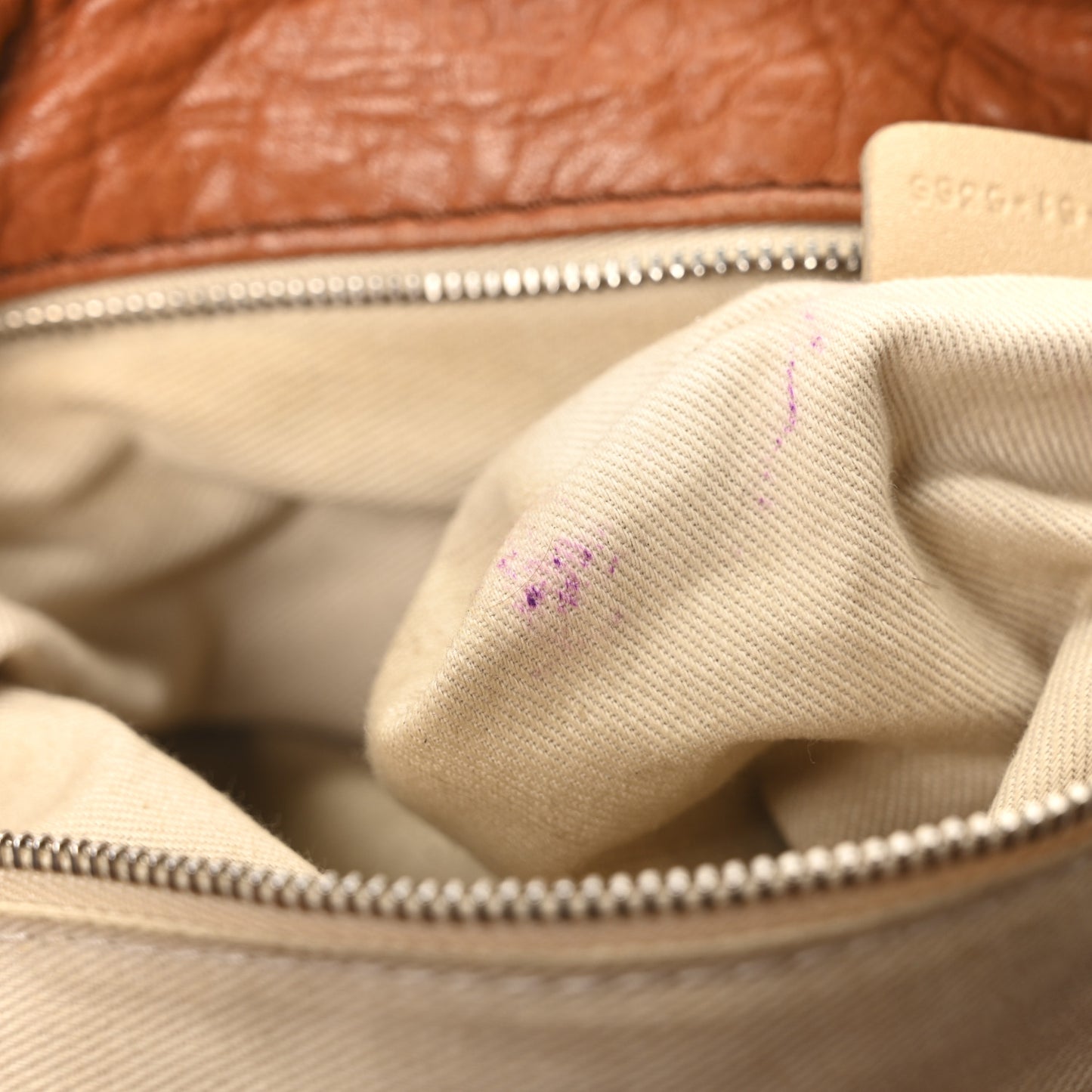 Calfskin Medium Paddington Satchel Tan