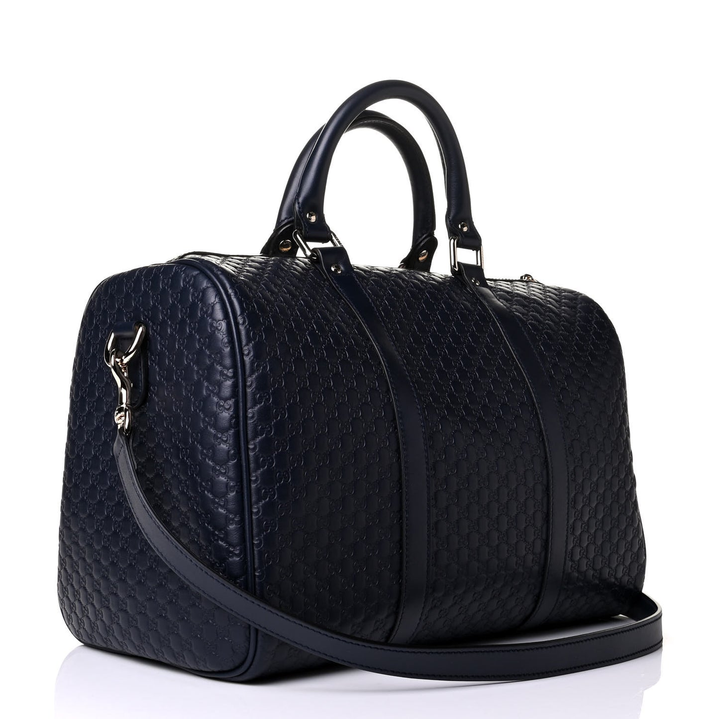 Microguccissima Medium Boston Navy
