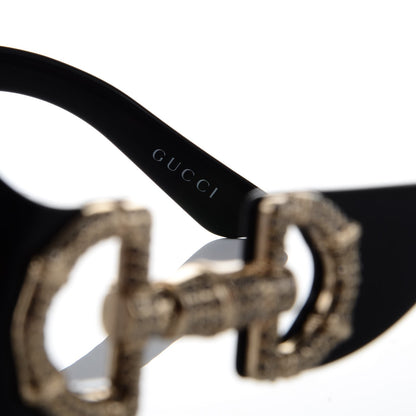 Gucci Crystal Bamboo Horsebit Sunglasses 3017/S Black 6 of 7