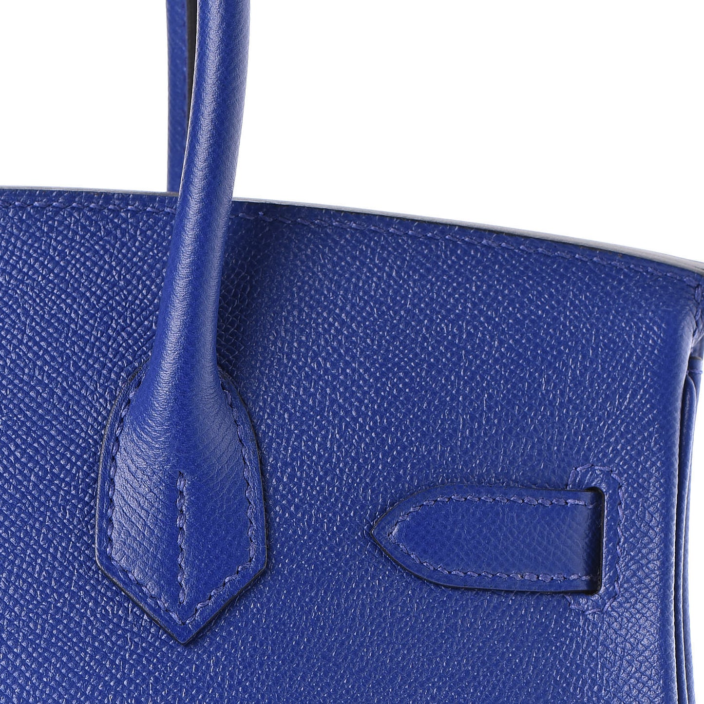 Epsom Birkin 30 Bleu Electrique