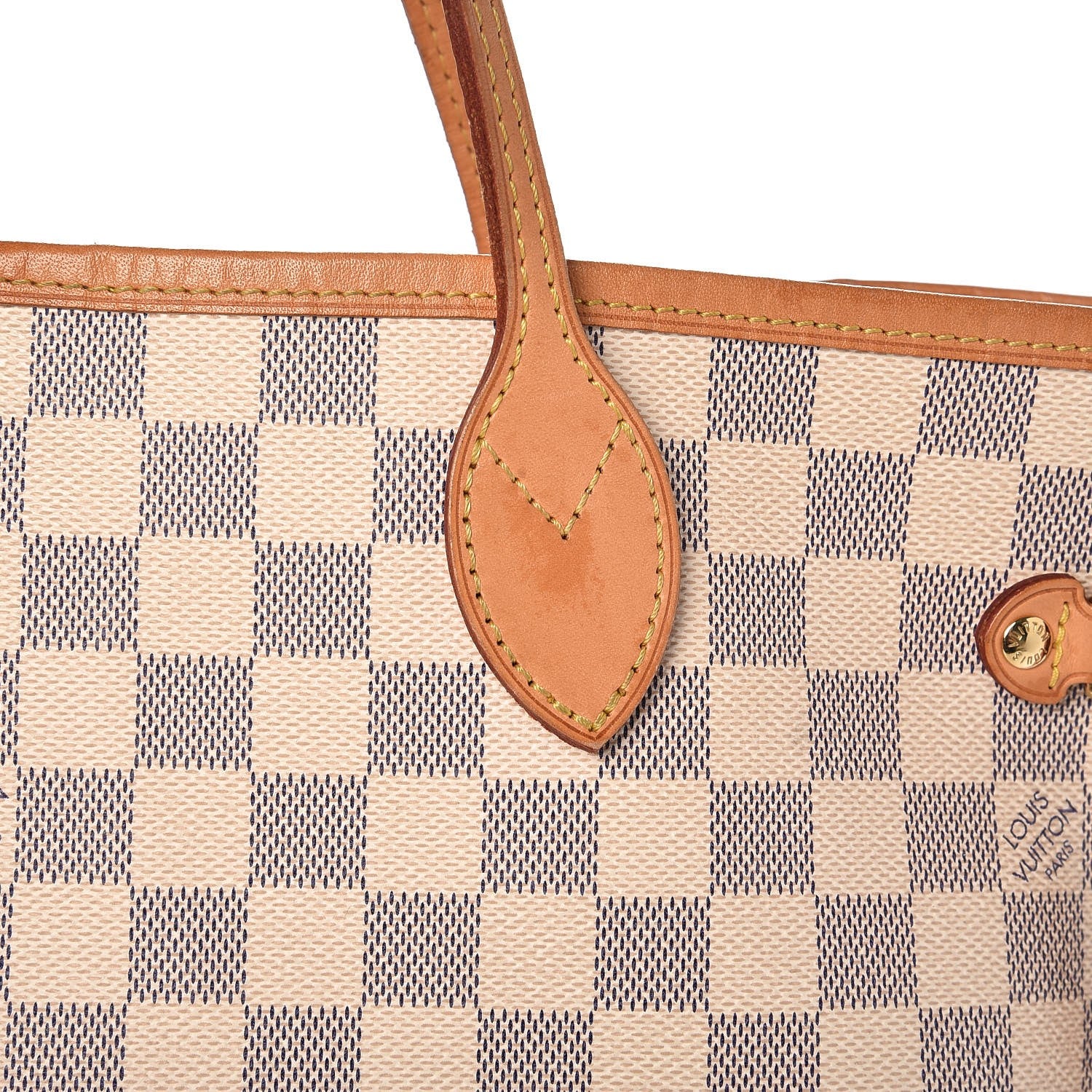 Louis Vuitton Damier Azur Neo Neverfull MM Rose Ballerine 12 of 17
