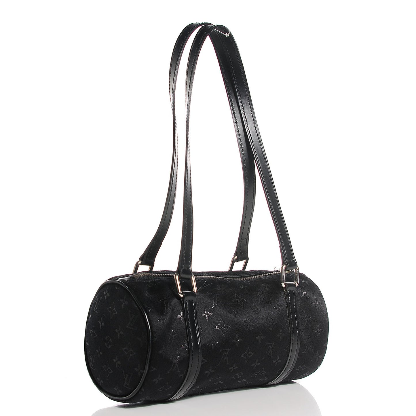 Satin Monogram Little Papillon Black