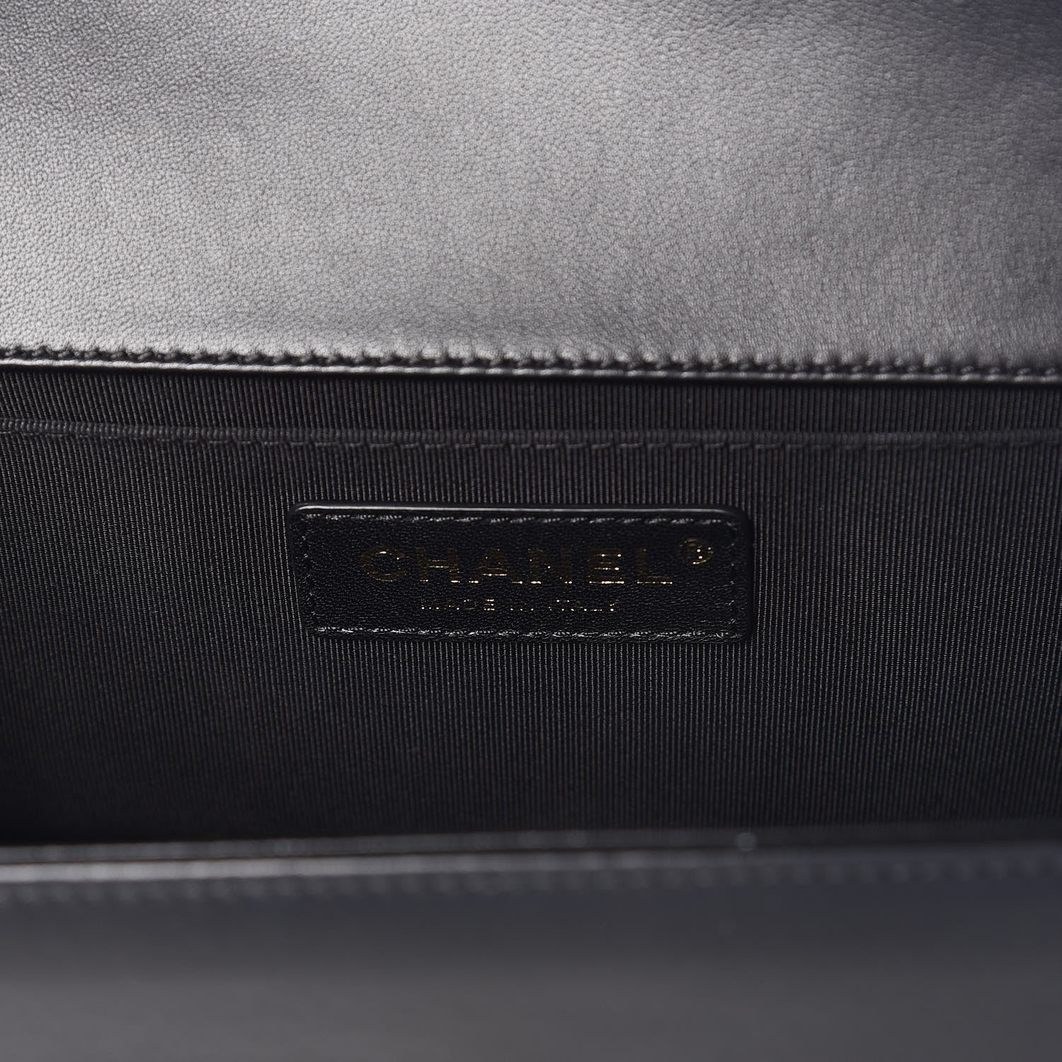 Chanel Lambskin Quilted Medium Boy Flap Black 6 of 8