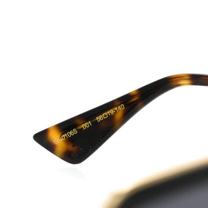 Gucci Acetate Oversize Square Frame GG0106S Sunglasses Black 6 of 6