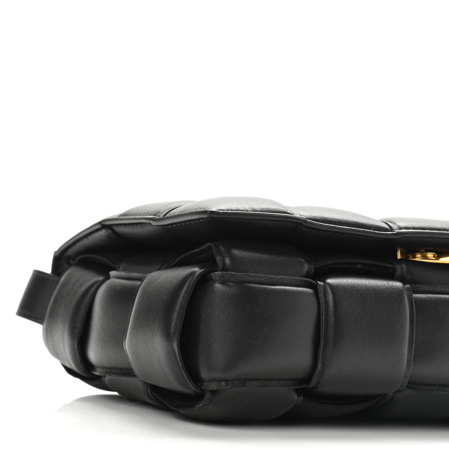 Bottega Veneta Nappa Maxi Intreccio Padded Cassette Crossbody Bag Black 8 of 9