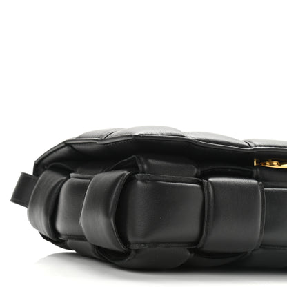Bottega Veneta Nappa Maxi Intreccio Padded Cassette Crossbody Bag Black 8 of 9