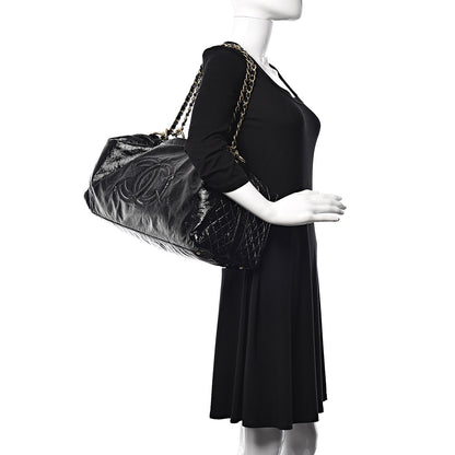 Chanel Vinyl XXL Rock and Chain Bowler Black 1 of 10