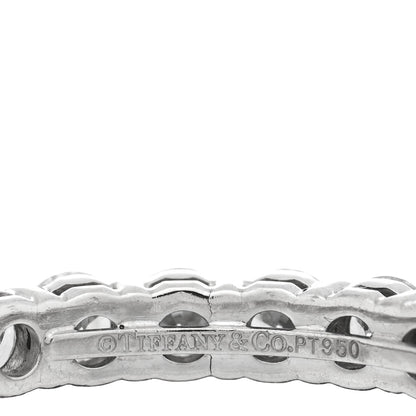 Tiffany Platinum Diamond 3mm Forever Eternity Band Ring 49/5 4 of 4